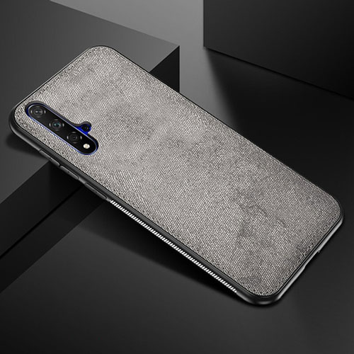 Ultra-thin Silicone Gel Soft Case 360 Degrees Cover C02 for Huawei Nova 5T Gray