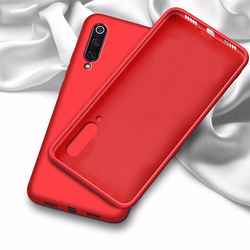 Ultra-thin Silicone Gel Soft Case 360 Degrees Cover C02 for Samsung Galaxy A70S Red