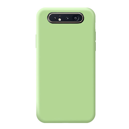 Ultra-thin Silicone Gel Soft Case 360 Degrees Cover C02 for Samsung Galaxy A80 Green