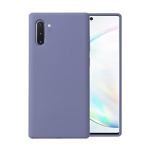 Ultra-thin Silicone Gel Soft Case 360 Degrees Cover C02 for Samsung Galaxy Note 10 Purple