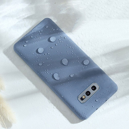 Ultra-thin Silicone Gel Soft Case 360 Degrees Cover C02 for Samsung Galaxy S10e Gray