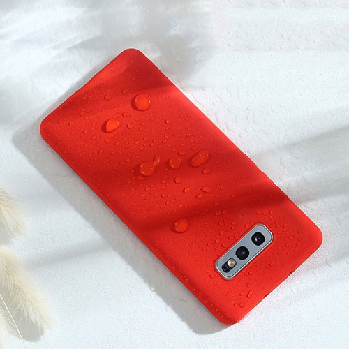 Ultra-thin Silicone Gel Soft Case 360 Degrees Cover C02 for Samsung Galaxy S10e Red