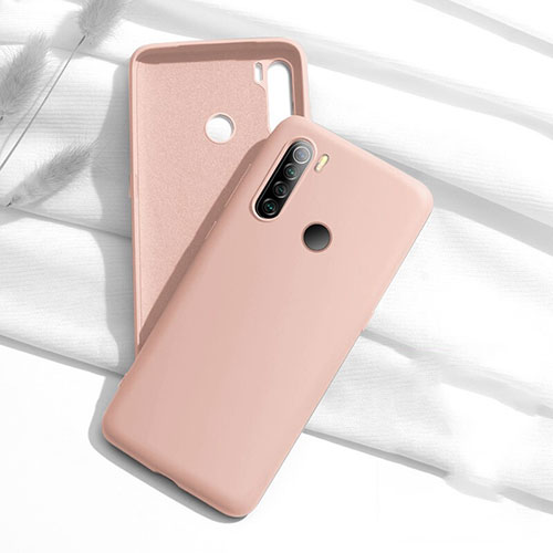 Ultra-thin Silicone Gel Soft Case 360 Degrees Cover C02 for Xiaomi Redmi Note 8 (2021) Pink