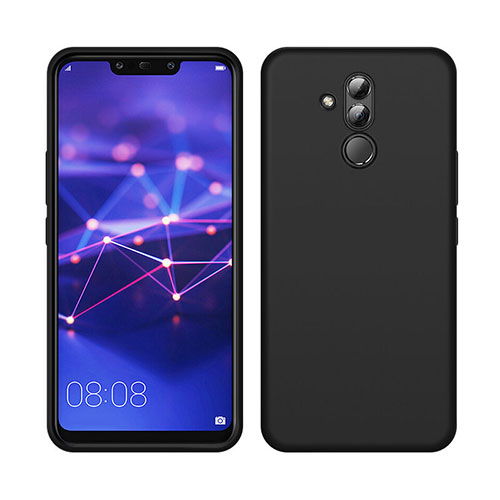 Ultra-thin Silicone Gel Soft Case 360 Degrees Cover C03 for Huawei Mate 20 Lite Black