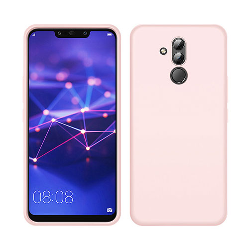 Ultra-thin Silicone Gel Soft Case 360 Degrees Cover C03 for Huawei Mate 20 Lite Pink