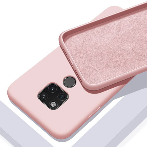 Ultra-thin Silicone Gel Soft Case 360 Degrees Cover C03 for Huawei Mate 20 X 5G Pink