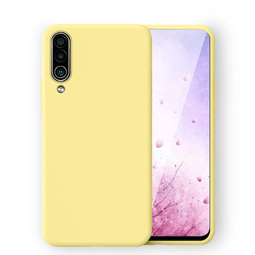 Ultra-thin Silicone Gel Soft Case 360 Degrees Cover C03 for Samsung Galaxy A70 Yellow