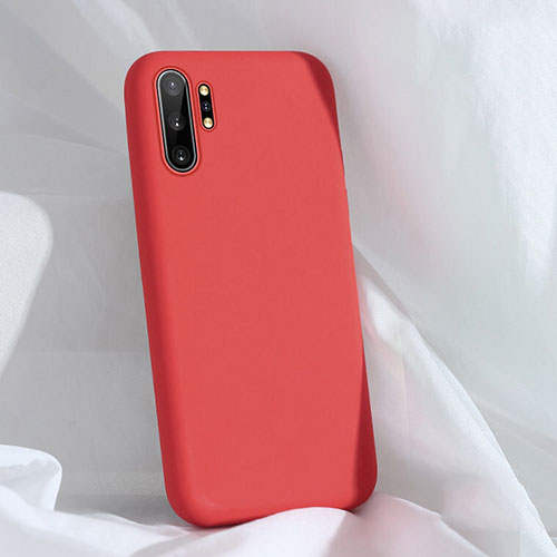 Ultra-thin Silicone Gel Soft Case 360 Degrees Cover C03 for Samsung Galaxy Note 10 Plus Red