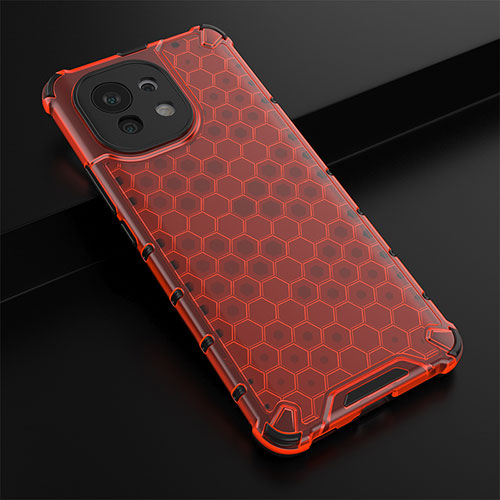 Ultra-thin Silicone Gel Soft Case 360 Degrees Cover C03 for Xiaomi Mi 11 Lite 5G NE Red