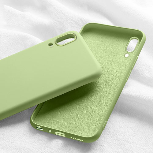 Ultra-thin Silicone Gel Soft Case 360 Degrees Cover C03 for Xiaomi Mi A3 Green