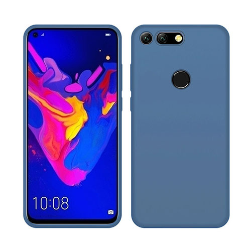 Ultra-thin Silicone Gel Soft Case 360 Degrees Cover C04 for Huawei Honor V20 Blue