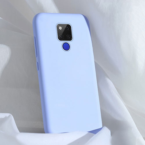 Ultra-thin Silicone Gel Soft Case 360 Degrees Cover C04 for Huawei Mate 20 X 5G Sky Blue