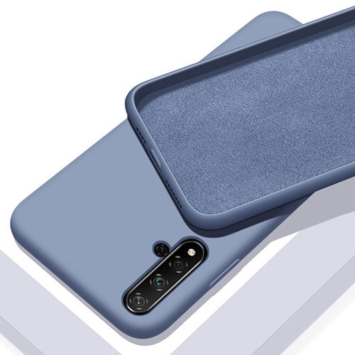 Ultra-thin Silicone Gel Soft Case 360 Degrees Cover C04 for Huawei Nova 5 Gray