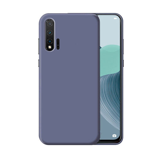 Ultra-thin Silicone Gel Soft Case 360 Degrees Cover C04 for Huawei Nova 6 5G Purple