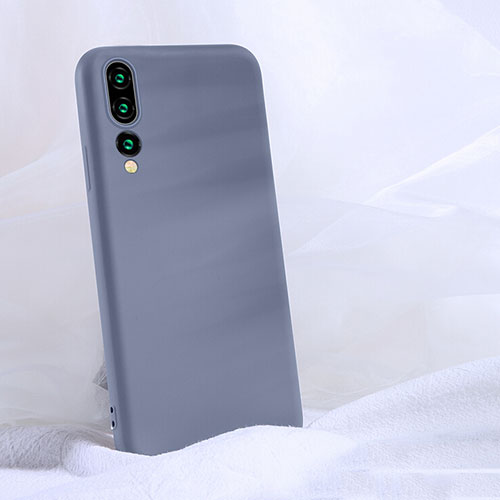 Ultra-thin Silicone Gel Soft Case 360 Degrees Cover C04 for Huawei P20 Pro Blue