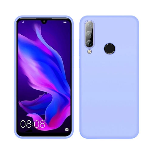 Ultra-thin Silicone Gel Soft Case 360 Degrees Cover C04 for Huawei P30 Lite New Edition Sky Blue