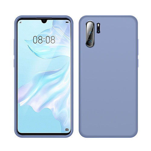 Ultra-thin Silicone Gel Soft Case 360 Degrees Cover C04 for Huawei P30 Pro Sky Blue