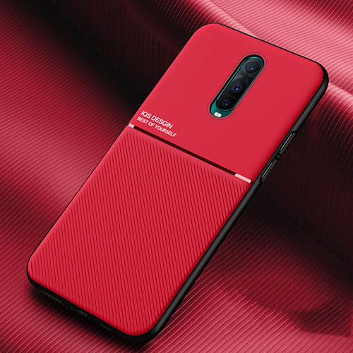 Ultra-thin Silicone Gel Soft Case 360 Degrees Cover C04 for Oppo RX17 Pro Red