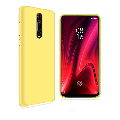 Ultra-thin Silicone Gel Soft Case 360 Degrees Cover C04 for Xiaomi Mi 9T Yellow