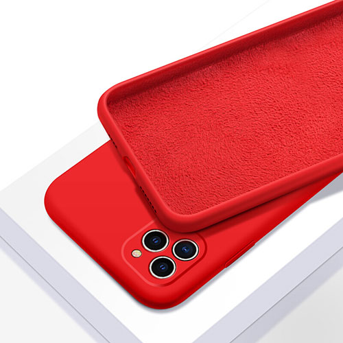 Ultra-thin Silicone Gel Soft Case 360 Degrees Cover C05 for Apple iPhone 11 Pro Red