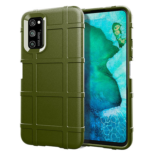 Ultra-thin Silicone Gel Soft Case 360 Degrees Cover C05 for Huawei Honor V30 5G Green