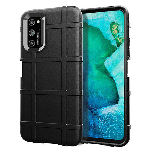 Ultra-thin Silicone Gel Soft Case 360 Degrees Cover C05 for Huawei Honor V30 Pro 5G Black