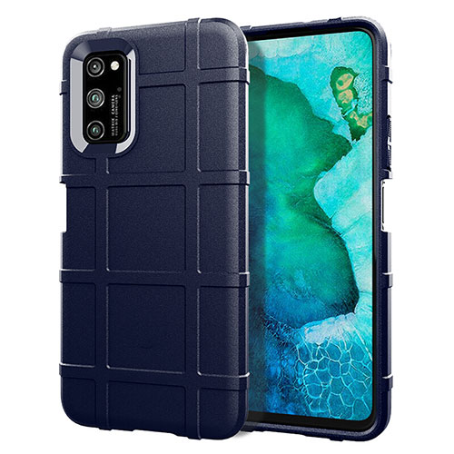 Ultra-thin Silicone Gel Soft Case 360 Degrees Cover C05 for Huawei Honor View 30 Pro 5G Blue