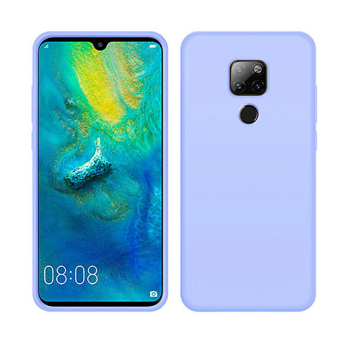 Ultra-thin Silicone Gel Soft Case 360 Degrees Cover C05 for Huawei Mate 20 X 5G Sky Blue