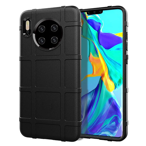 Ultra-thin Silicone Gel Soft Case 360 Degrees Cover C05 for Huawei Mate 30 Pro 5G Black