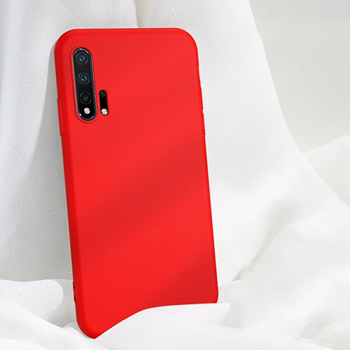 Ultra-thin Silicone Gel Soft Case 360 Degrees Cover C05 for Huawei Nova 6 Red