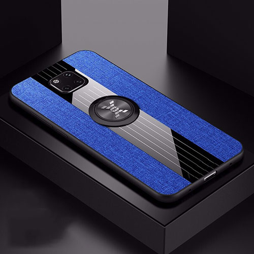 Ultra-thin Silicone Gel Soft Case 360 Degrees Cover C06 for Huawei Mate 20 Pro Blue