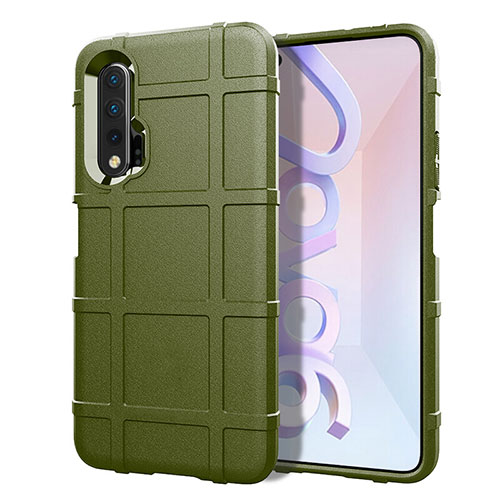 Ultra-thin Silicone Gel Soft Case 360 Degrees Cover C06 for Huawei Nova 6 5G Green