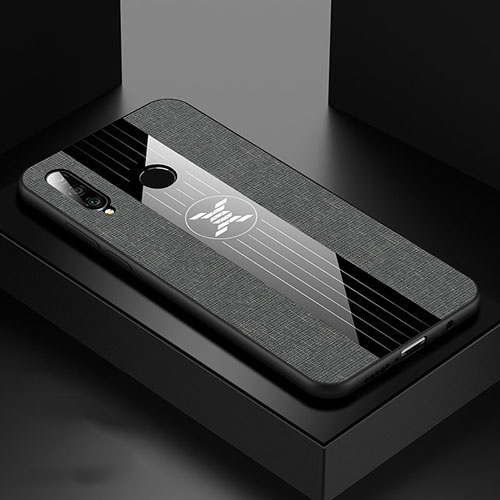 Ultra-thin Silicone Gel Soft Case 360 Degrees Cover C06 for Huawei P30 Lite New Edition Dark Gray