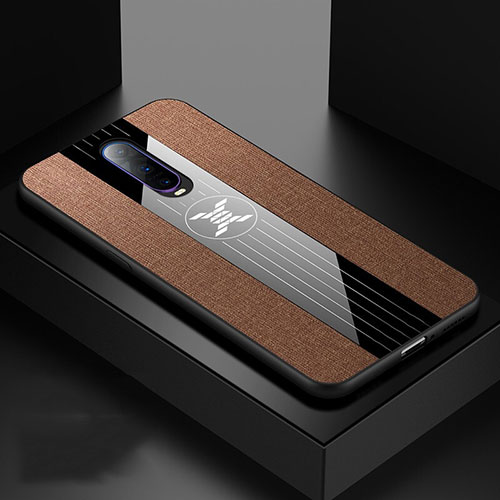 Ultra-thin Silicone Gel Soft Case 360 Degrees Cover C06 for Oppo R17 Pro Brown