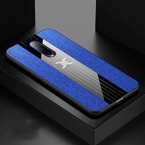 Ultra-thin Silicone Gel Soft Case 360 Degrees Cover C06 for Oppo RX17 Pro Blue