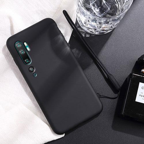 Ultra-thin Silicone Gel Soft Case 360 Degrees Cover C06 for Xiaomi Mi Note 10 Pro Black