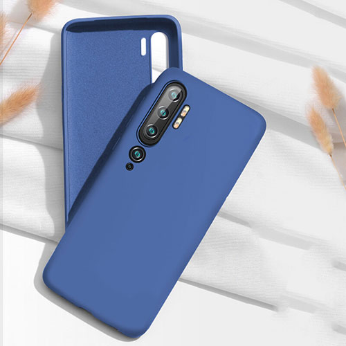 Ultra-thin Silicone Gel Soft Case 360 Degrees Cover C07 for Xiaomi Mi Note 10 Pro Blue