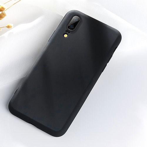 Ultra-thin Silicone Gel Soft Case 360 Degrees Cover C08 for Huawei P20 Black