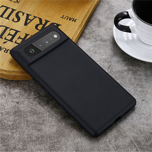 Ultra-thin Silicone Gel Soft Case 360 Degrees Cover for Google Pixel 6 5G Black