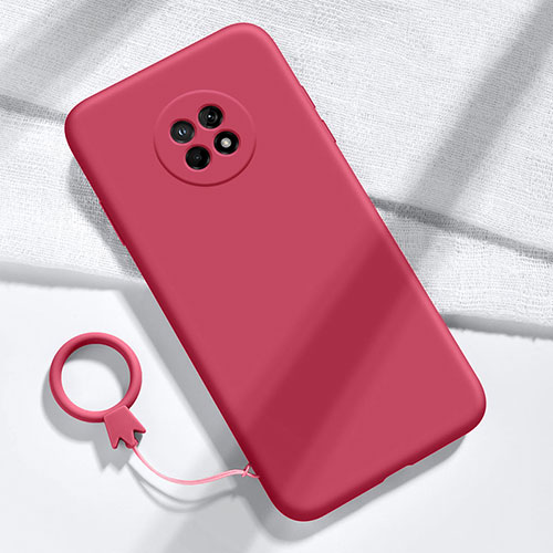 Ultra-thin Silicone Gel Soft Case 360 Degrees Cover for Huawei Enjoy 20 Plus 5G Red