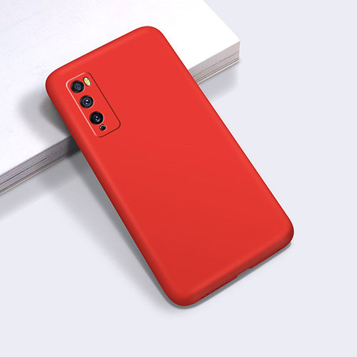 Ultra-thin Silicone Gel Soft Case 360 Degrees Cover for Huawei Enjoy Z 5G Red