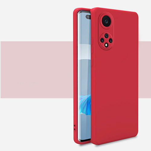 Ultra-thin Silicone Gel Soft Case 360 Degrees Cover for Huawei Honor 50 Pro 5G Red