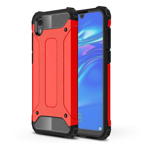 Ultra-thin Silicone Gel Soft Case 360 Degrees Cover for Huawei Honor Play 8 Red