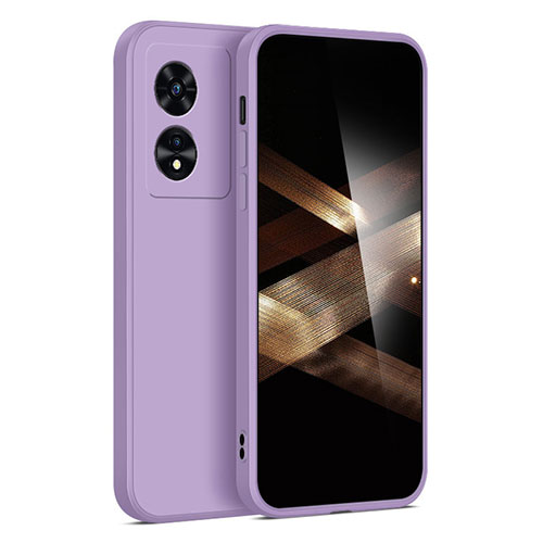 Ultra-thin Silicone Gel Soft Case 360 Degrees Cover for Huawei Honor X5 Plus Clove Purple