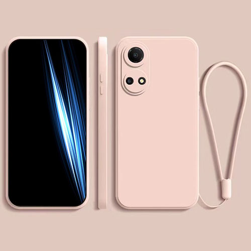 Ultra-thin Silicone Gel Soft Case 360 Degrees Cover for Huawei Honor X7 Pink