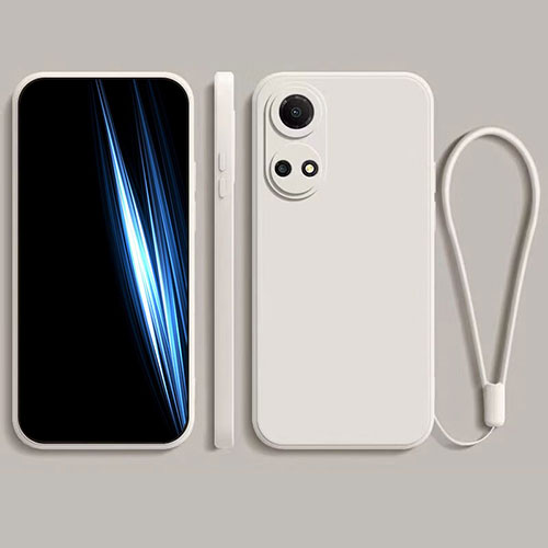 Ultra-thin Silicone Gel Soft Case 360 Degrees Cover for Huawei Honor X7 White