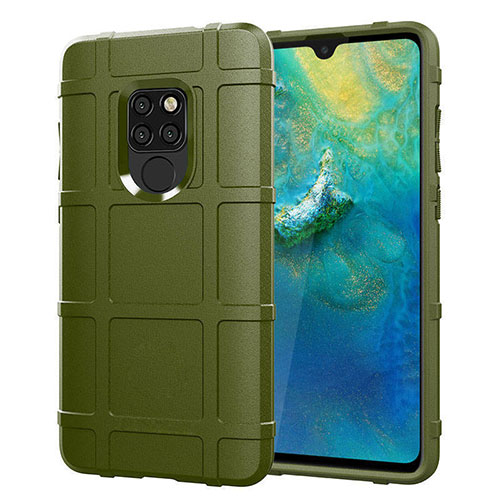 Ultra-thin Silicone Gel Soft Case 360 Degrees Cover for Huawei Mate 20 Green