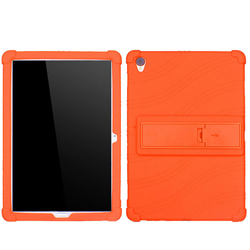 Ultra-thin Silicone Gel Soft Case 360 Degrees Cover for Huawei MediaPad M6 10.8 Orange