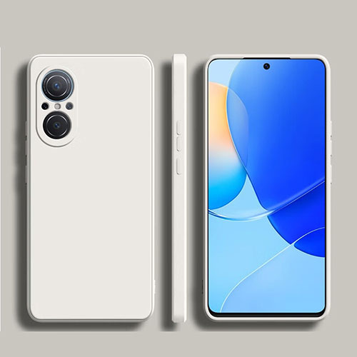 Ultra-thin Silicone Gel Soft Case 360 Degrees Cover for Huawei Nova 9 SE White