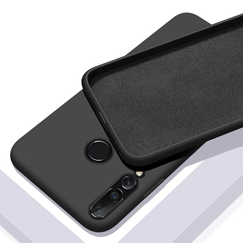 Ultra-thin Silicone Gel Soft Case 360 Degrees Cover for Huawei P20 Lite (2019) Black